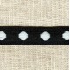 Jacquard Ribbon Pois Pois, col. Licorice 14