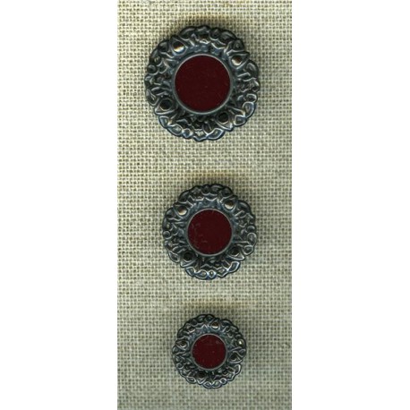 Lace Rifle barrel Enamel binds of wine button