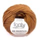 FONTY wool knitting yarn, qual.BB MERINOS, col. Gingerbread 839