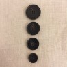 Black Suit Horn Button, Pawn