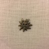 Metal Button Star Glacier