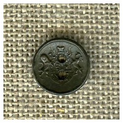 Small 4 holes curved metal button coat of arms, Rifle barrel