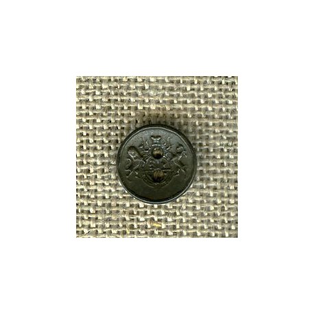 Small 4 holes curved metal button coat of arms, Rifle barrel