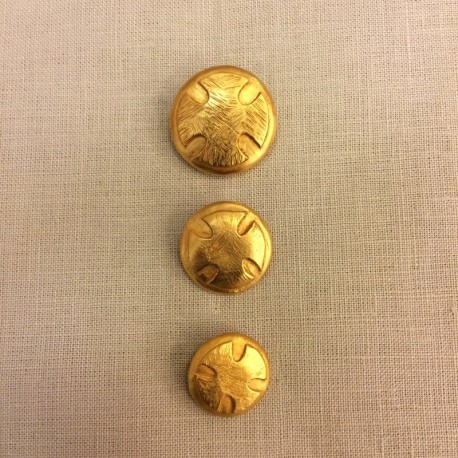 Metal Button Medievam, col. Gold