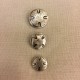 Metal Button Médieval, col. Silver