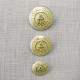 Metal button Royal Marine, col. Light gold