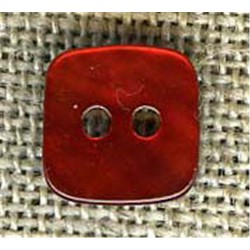 Bouton Nacre émaillée Pixel Tomate