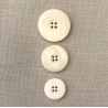 Bouton Polyester Façon Ivoire