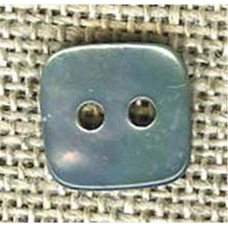 Pixel Glacier enamelled mother-of-pearl button