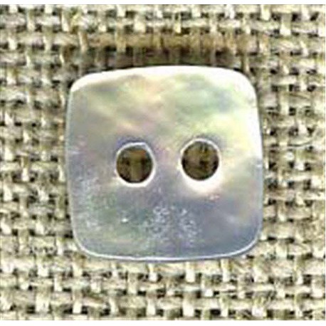 Pixel Fjord enamelled mother-of-pearl button