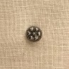 Little Top Metal Button Fleurette, col. Cannon Grey