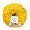 FONTY wool and alpaca knitting yarn,,qual. POLE, col. Lemon 407