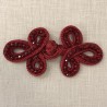  Irina Frog Fastening, col. Ruby