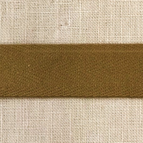 Ruban Sergé de coton, col. Bronze 193