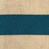 Ruban Sergé de coton, col. Bleu Paon 126
