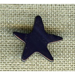 Patrick the starfish enamelled mother-of-pearl, col. Blue night