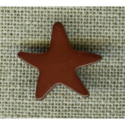 Patrick the starfish enamelled mother-of-pearl, col. Fox