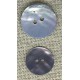 Ice-blue enamelled mother-of-pearl round button