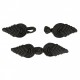Ear Frog Fastening, col. Black