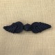 Ear Frog Fastening, col. Blue Sapphire