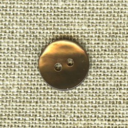 Enamelled mother-of-pearl confetti button, col. Gold 450