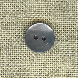 Enamelled mother-of-pearl confetti button, col. Mist 210