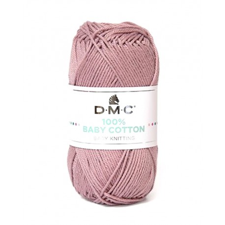 Dmc Cotton Knitting 100% BABY COTTON, col. Faded Rose 773