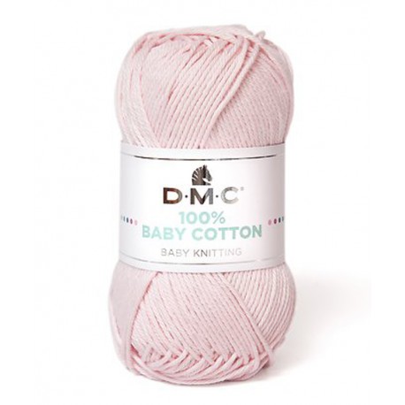 Dmc Cotton Knitting 100% BABY COTTON, col. Eau de Rose 763
