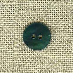 Enamelled mother-of-pearl confetti button, col. Pine 400