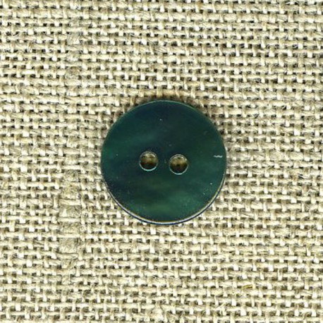 Enamelled mother-of-pearl confetti button, col. Pine 04
