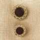Bouton Métal Eugénie, col. Or/ Hermès