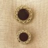 Bouton Métal Eugénie, col. Or/ Hermès