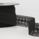 Guipure Entre Deux Ribbon Chainette, col. Noir