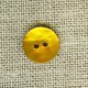 Enamelled mother-of-pearl confetti button, col. Sun 52