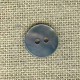Enamelled mother-of-pearl confetti button, col. turquoise 350