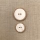 Bouton Nacre Blanche Emaillée Rue Cambon, col. Glitter Or