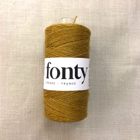 Linen Thread Merlin by Fonty, Cumin