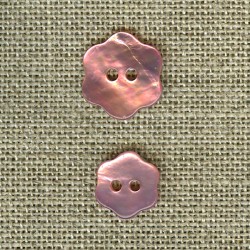 New enamelled mother-of-pearl flower, Angel'skin 08