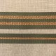 Striped grosgrain ribbon Girly,col. Laurel / Copper