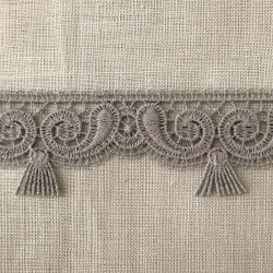 Ruban Dentelle Gatsby, col. Galet