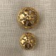 Metal Button Bell, col. Bright Gold