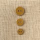 Girly Confettis Polyester Button, col. Mustard